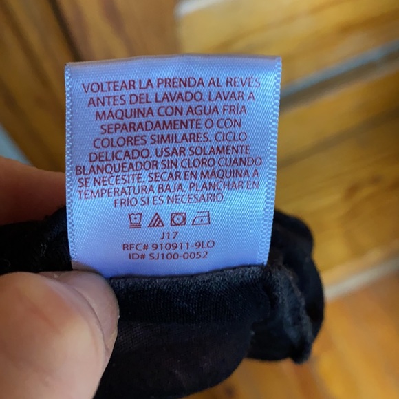 Short black layering dress/tunic/beach coverup, size xxL/20. - Picture 4 of 6